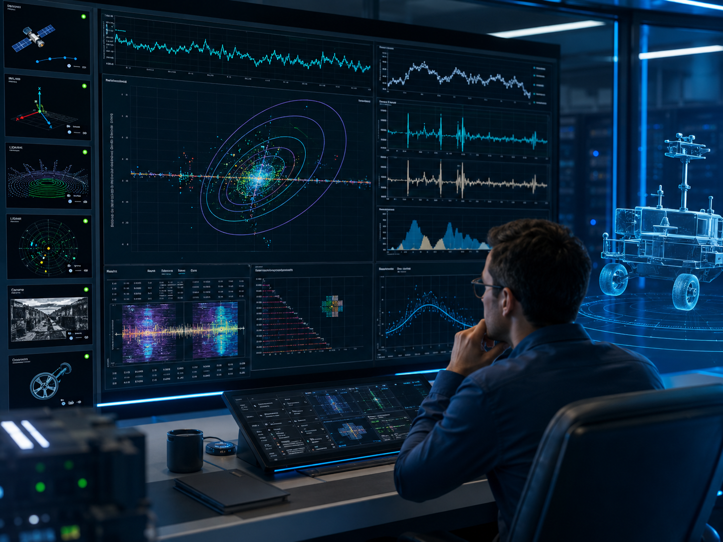 Sensor Fusion & Kalman Filter Diagnostics showing filter health, covariance behaviour, innovation analysis, sensor trust, and autonomous system estimation review